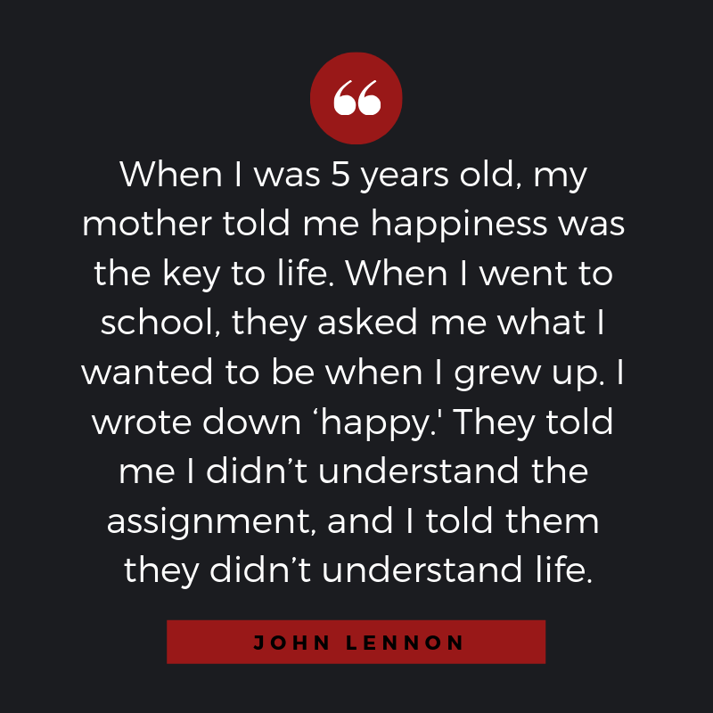 Lennon on Happiness